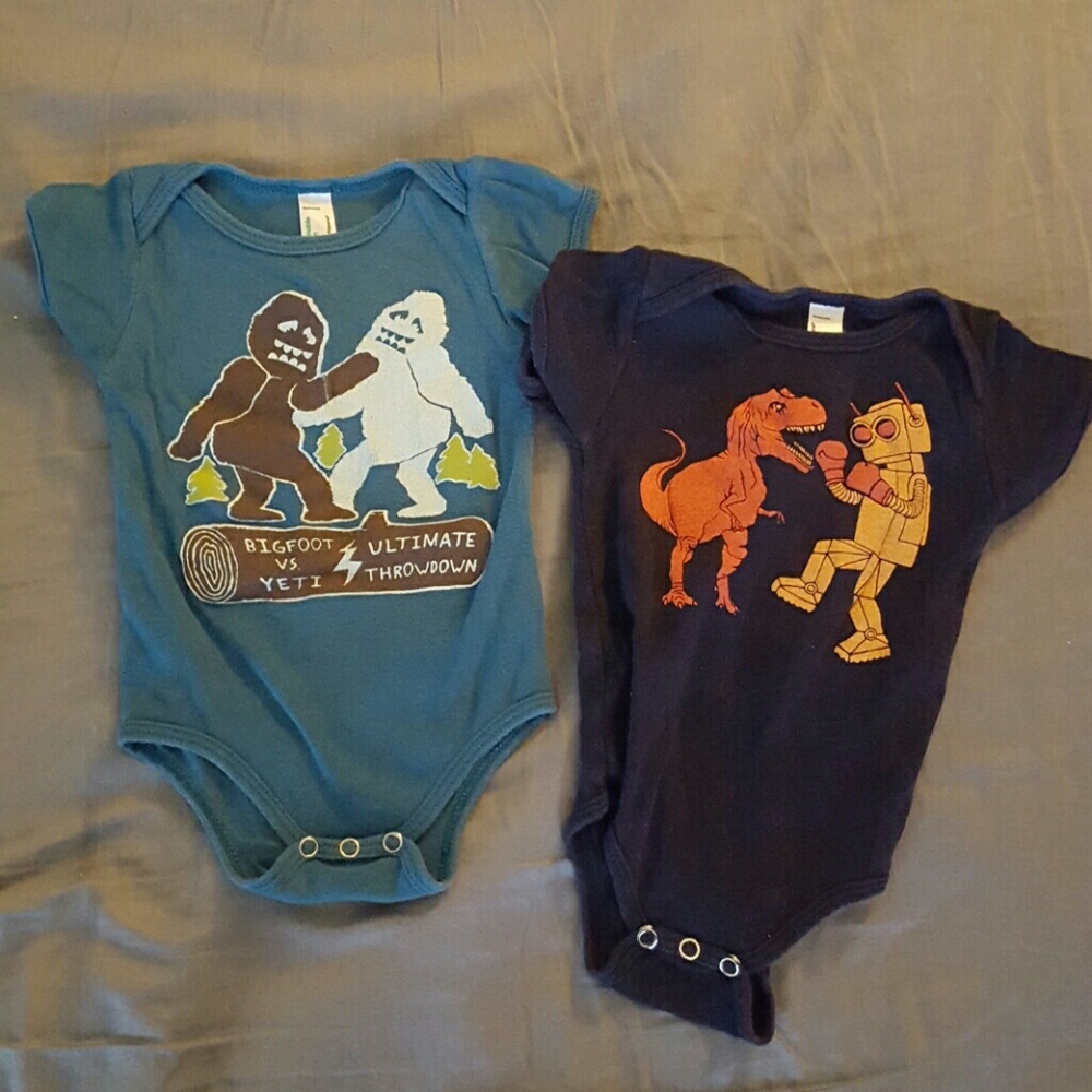 Gnome enterprises 3-6 month onsies